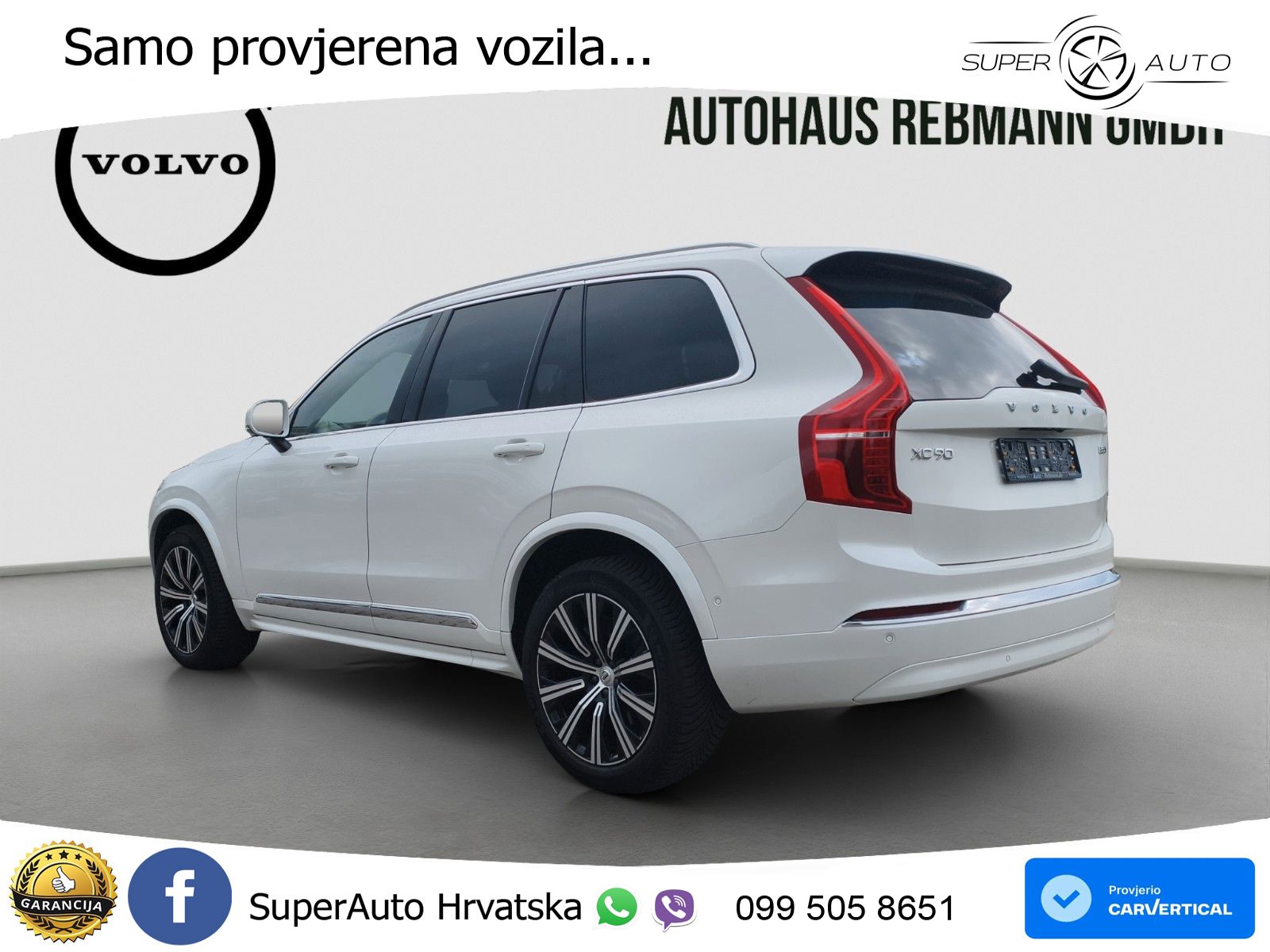 Volvo XC90 2.0 B5 Diesel AWD Automatic ACC+HEAD+4xGR SJED+360+PANO