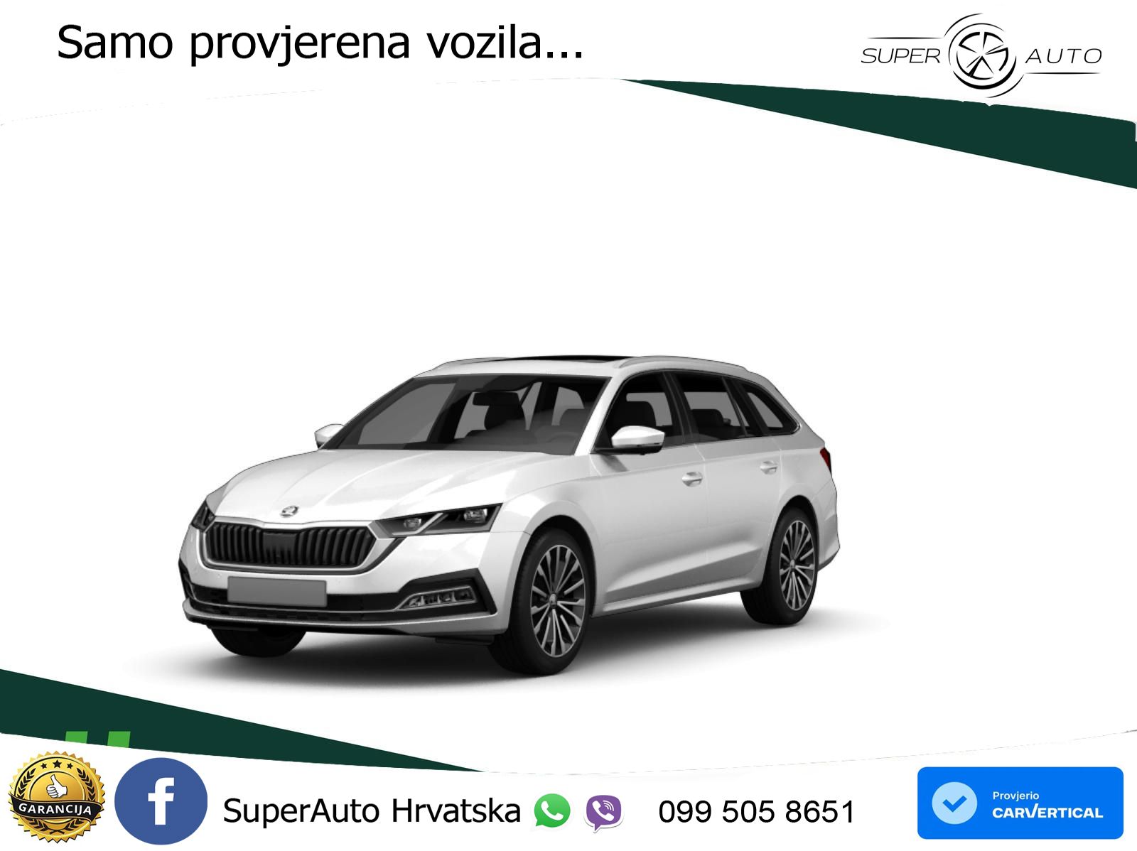 Škoda Octavia Combi iV 1.4 TSI (204 KS) DSG LED+GR SJED+ACC
