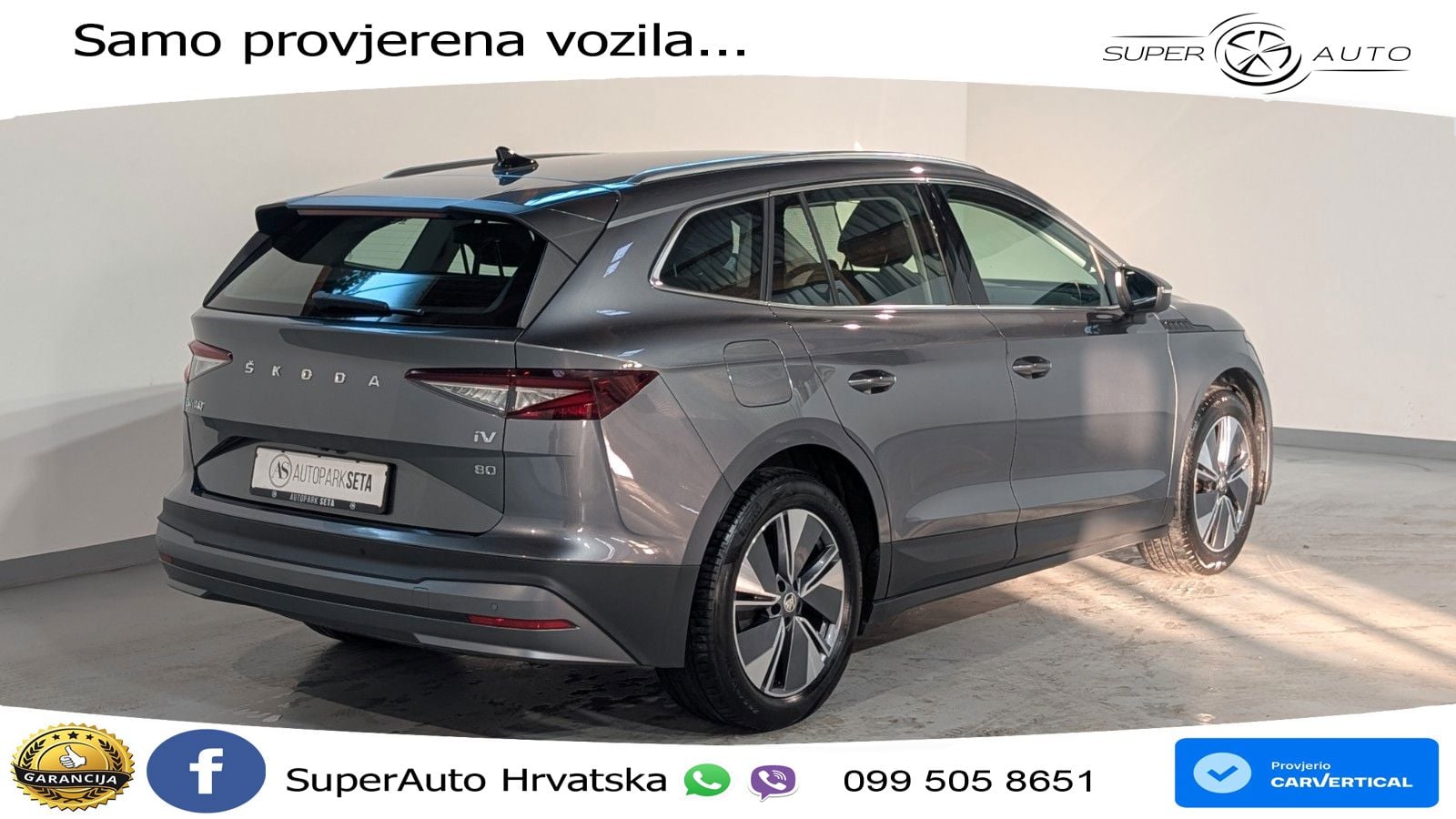 Škoda Enyaq iV 80 82 kWh (204 KS) Loft LED+GR SJED+ACC