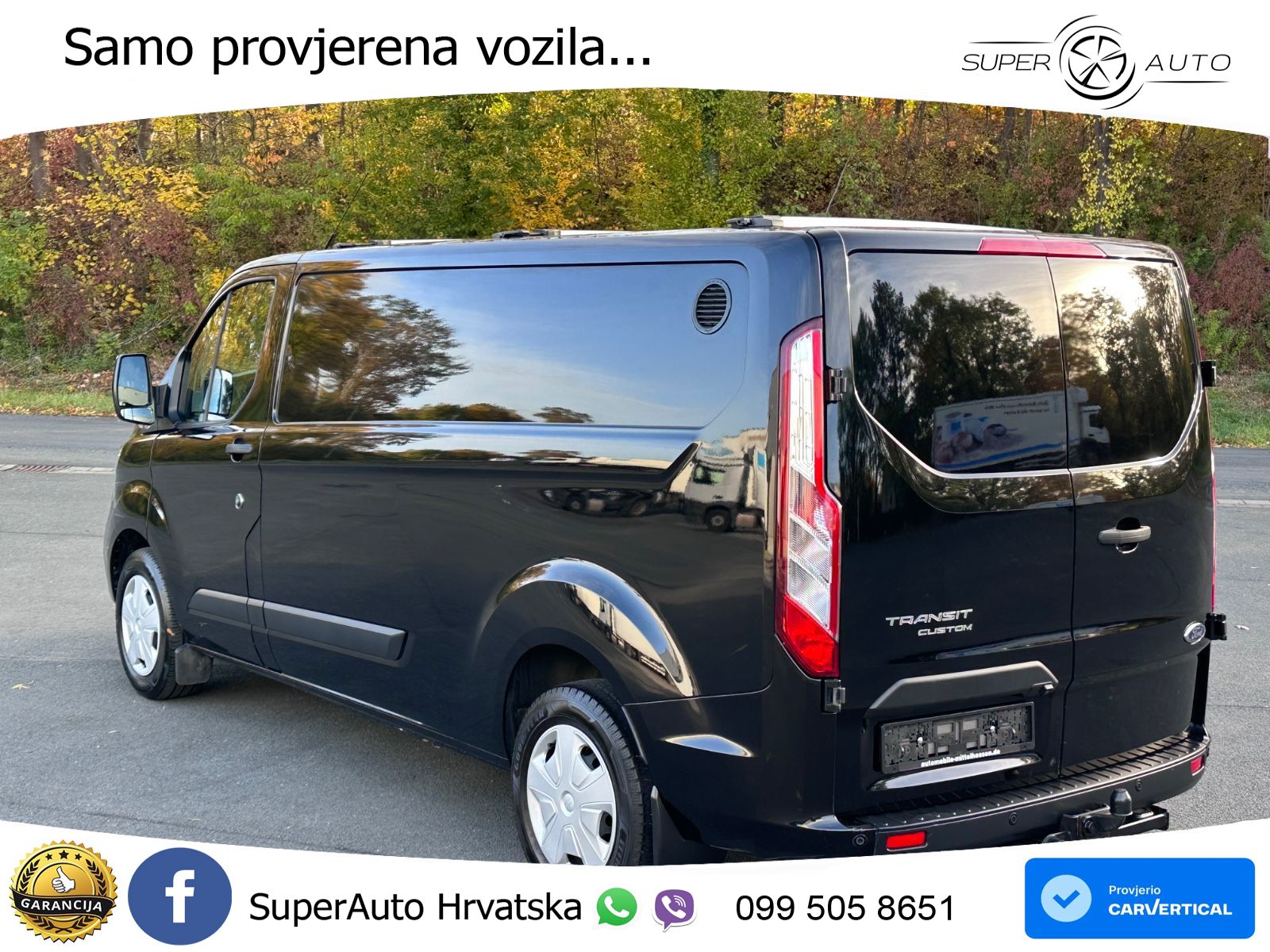 Ford Transit Custom AHR 320 L2H1  Lade Lä.: 3404mm 131 KS