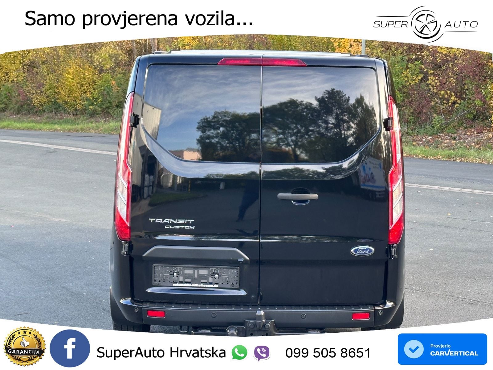 Ford Transit Custom AHR 320 L2H1  Lade Lä.: 3404mm 131 KS