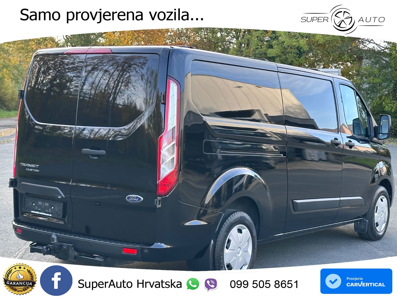 Ford Transit Custom AHR 320 L2H1  Lade Lä.: 3404mm 131 KS