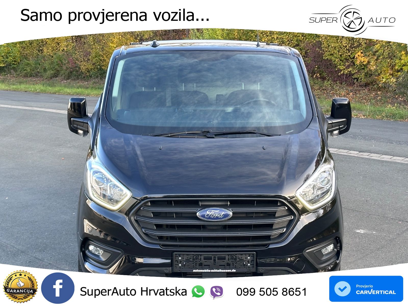 Ford Transit Custom AHR 320 L2H1  Lade Lä.: 3404mm 131 KS