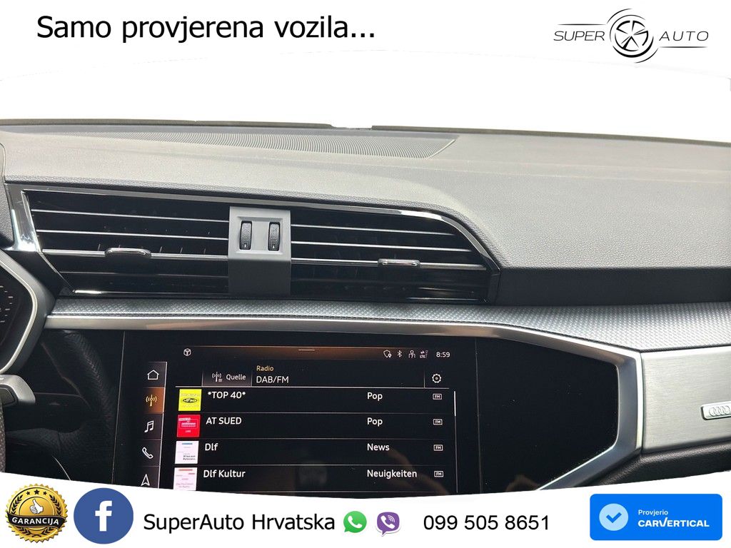 Audi Q3 45 TFSIe (245 KS) S tronic S line LED+GR SJED+ACC