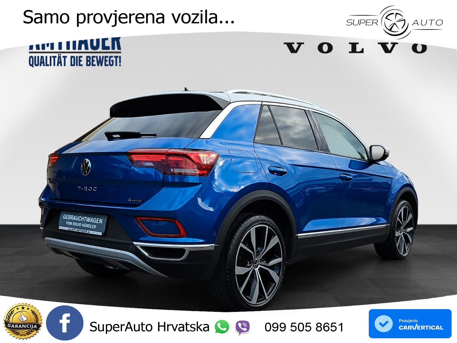 Volkswagen T-Roc 2.0 TDI (150 KS) 4M DSG LED+GR SJED+ACC