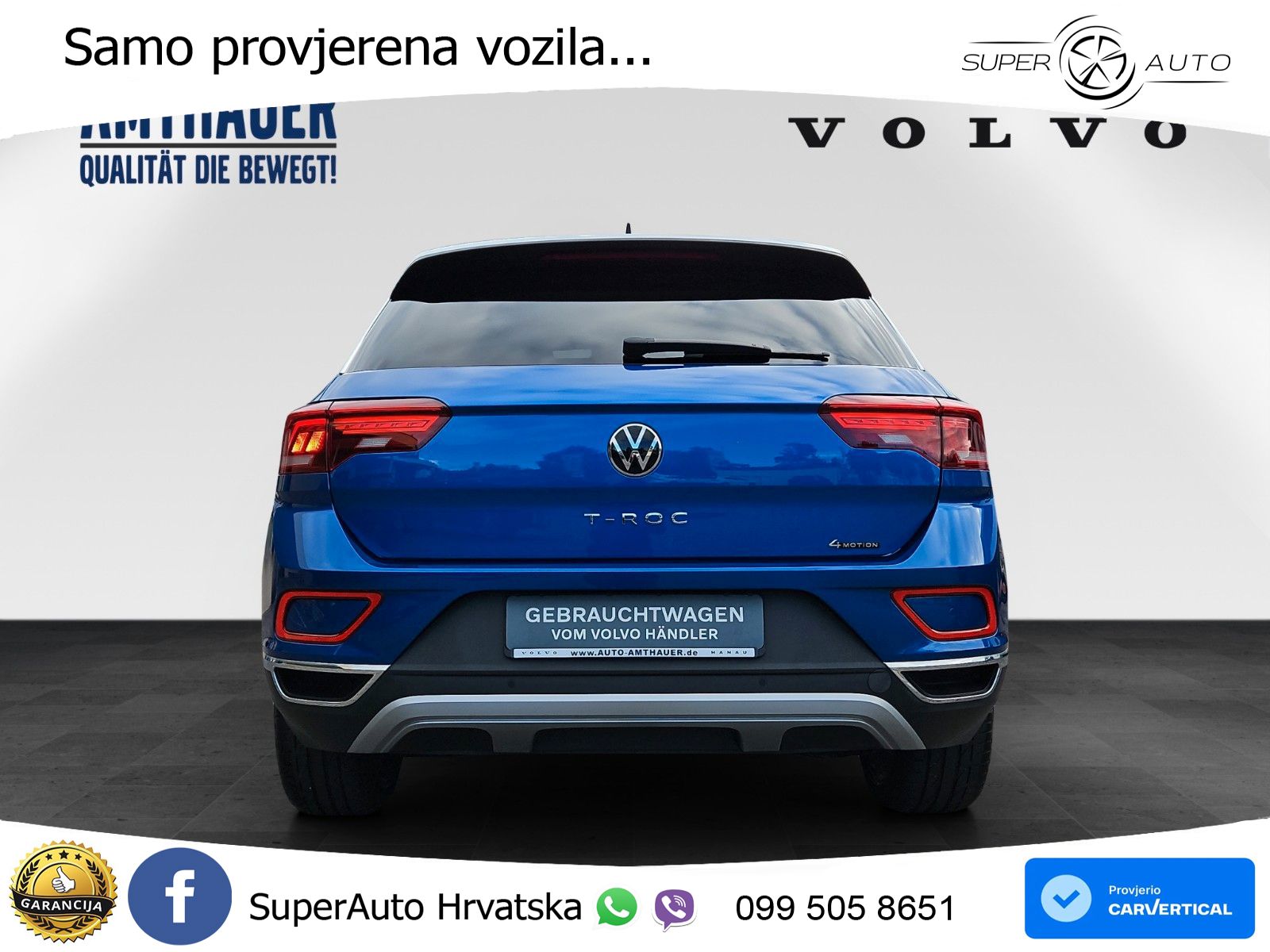 Volkswagen T-Roc 2.0 TDI (150 KS) 4M DSG LED+GR SJED+ACC