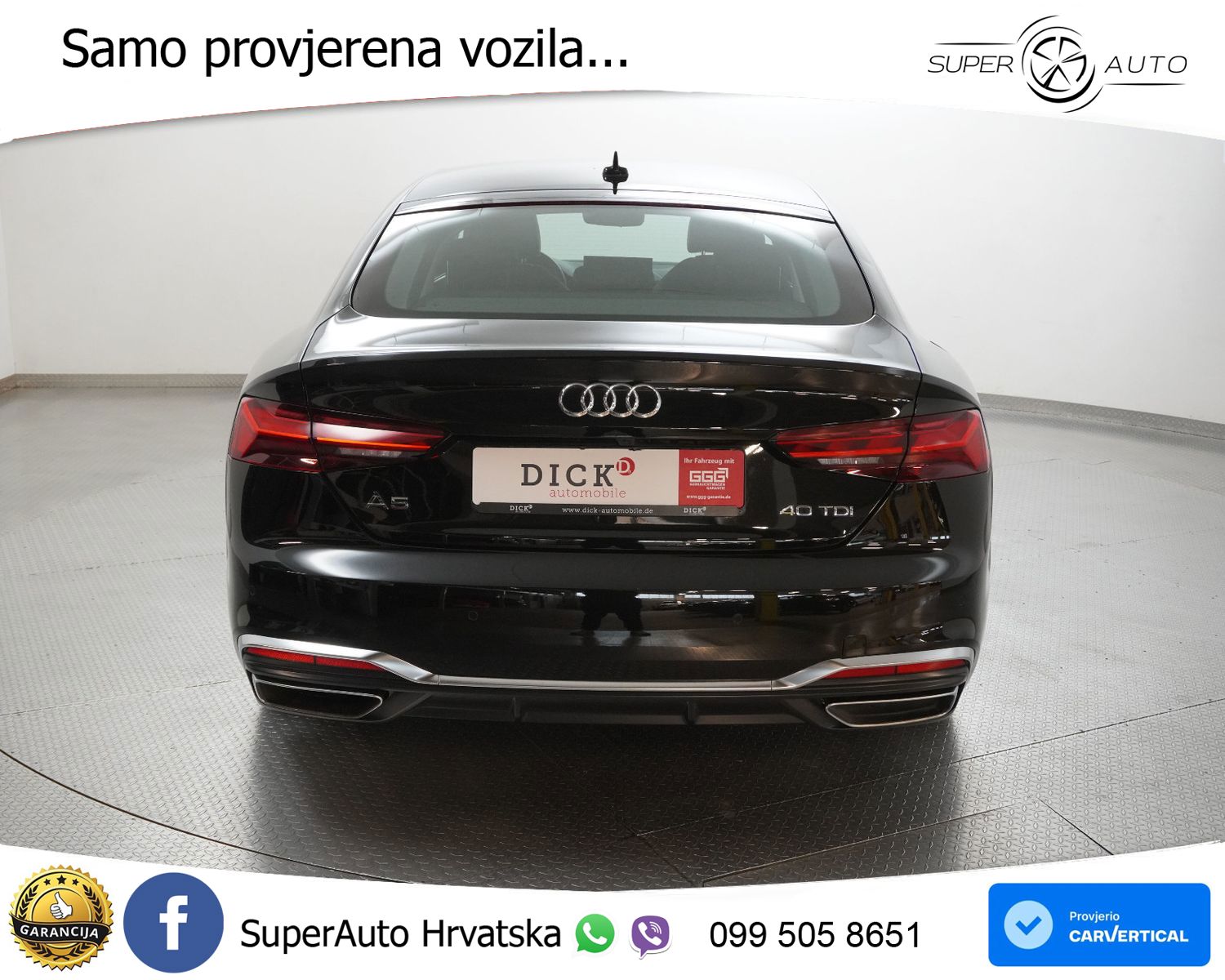 Audi A5 Sportback 40 TDI (204 KS) S tronic S line