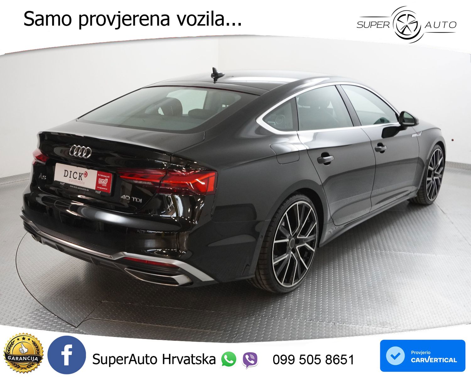 Audi A5 Sportback 40 TDI (204 KS) S tronic S line