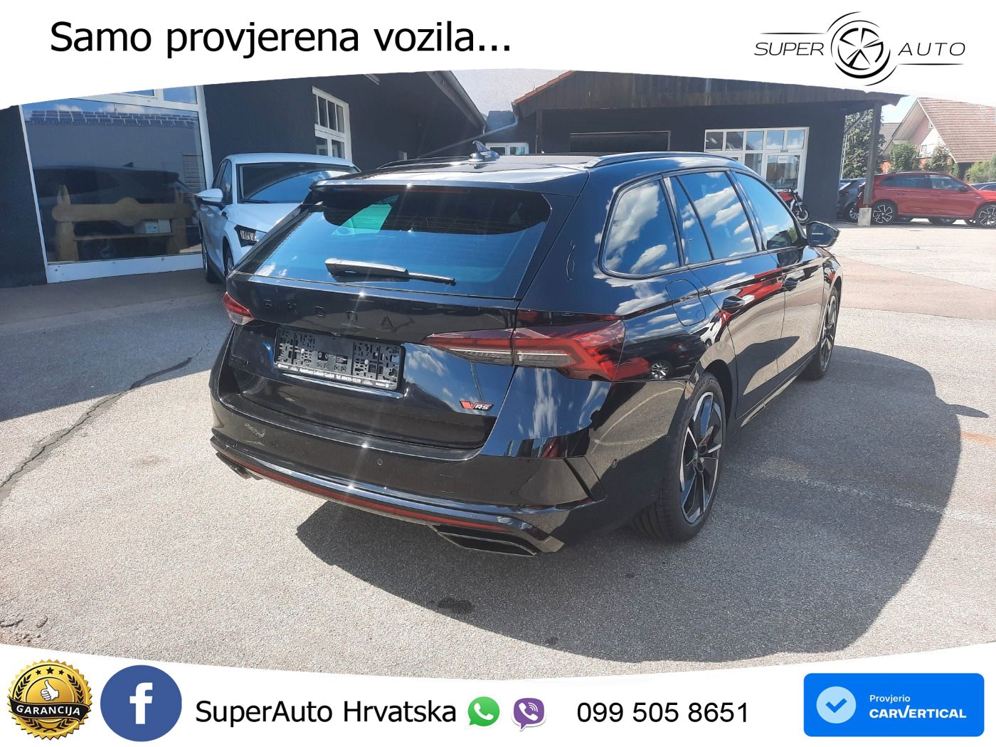 Škoda Octavia Combi RS 2.0 TSI (265 KS) DSG MATRIX+GR SJED+KAM
