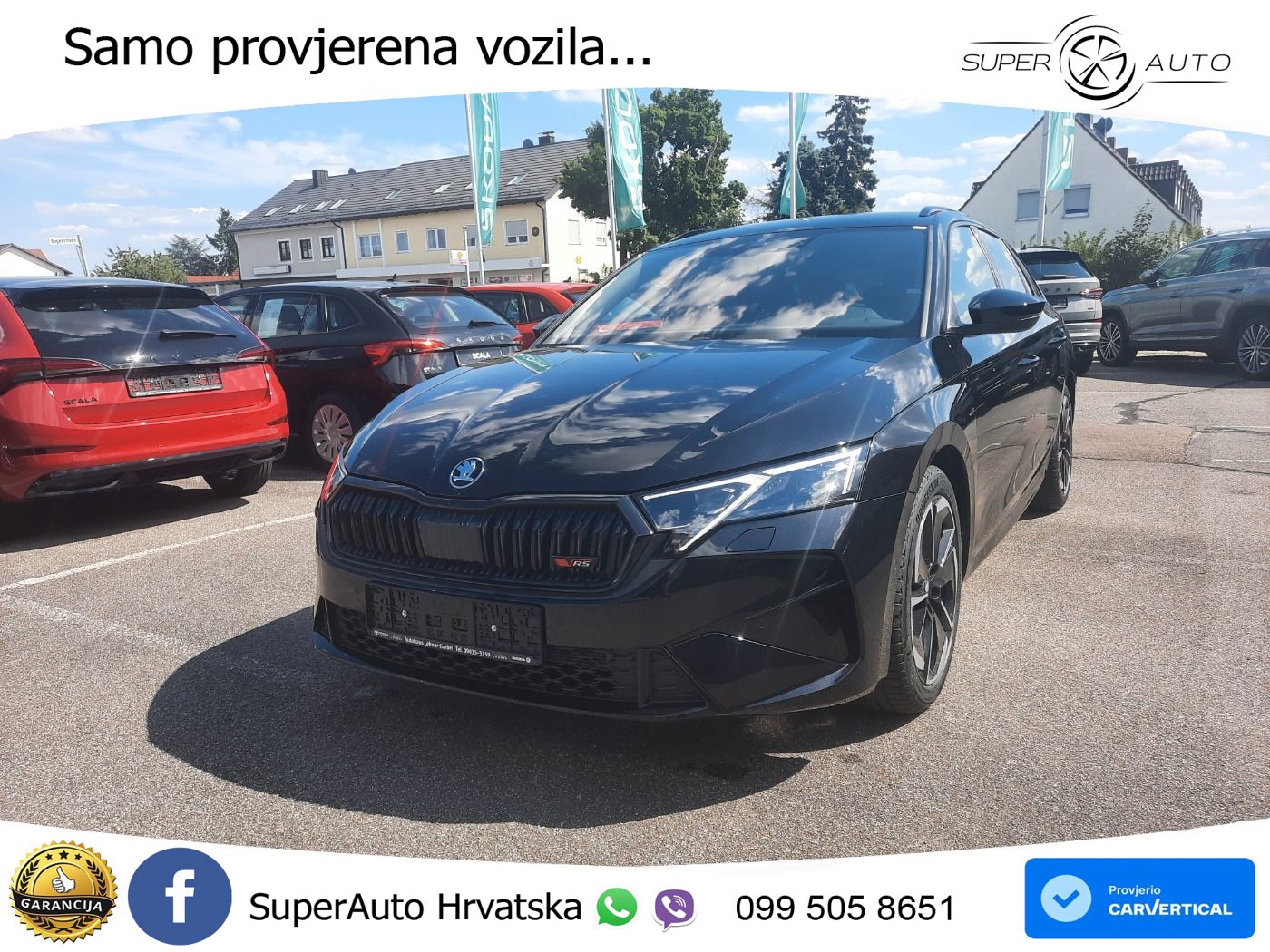 Škoda Octavia Combi RS 2.0 TSI (265 KS) DSG MATRIX+GR SJED+KAM