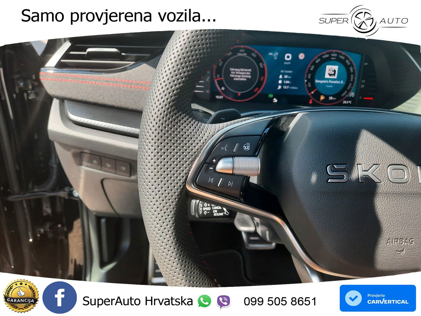 Škoda Octavia Combi RS 2.0 TSI (265 KS) DSG MATRIX+GR SJED+KAM