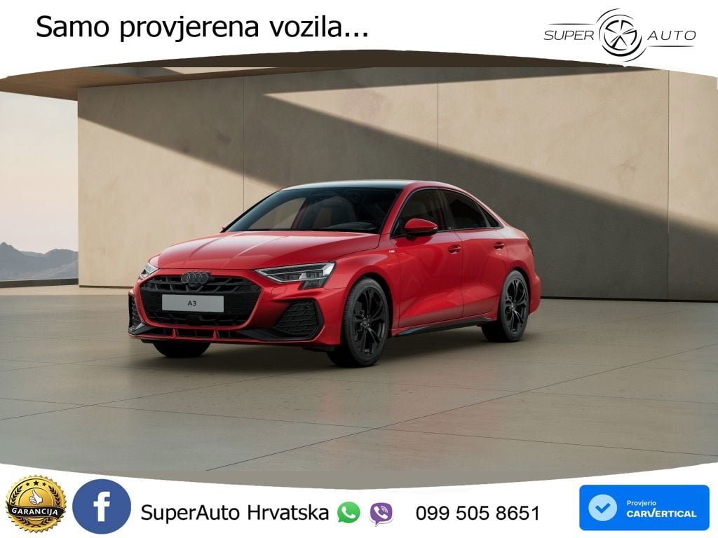 Audi A3 Limuzina 30 TFSI (116 KS) S tronic S line LED+GR SJED+ACC