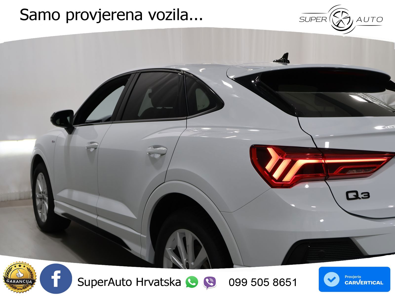 Audi Q3 Sportback 35 TDI (150 KS) S tronic MATRIX+GR SJED+KAM