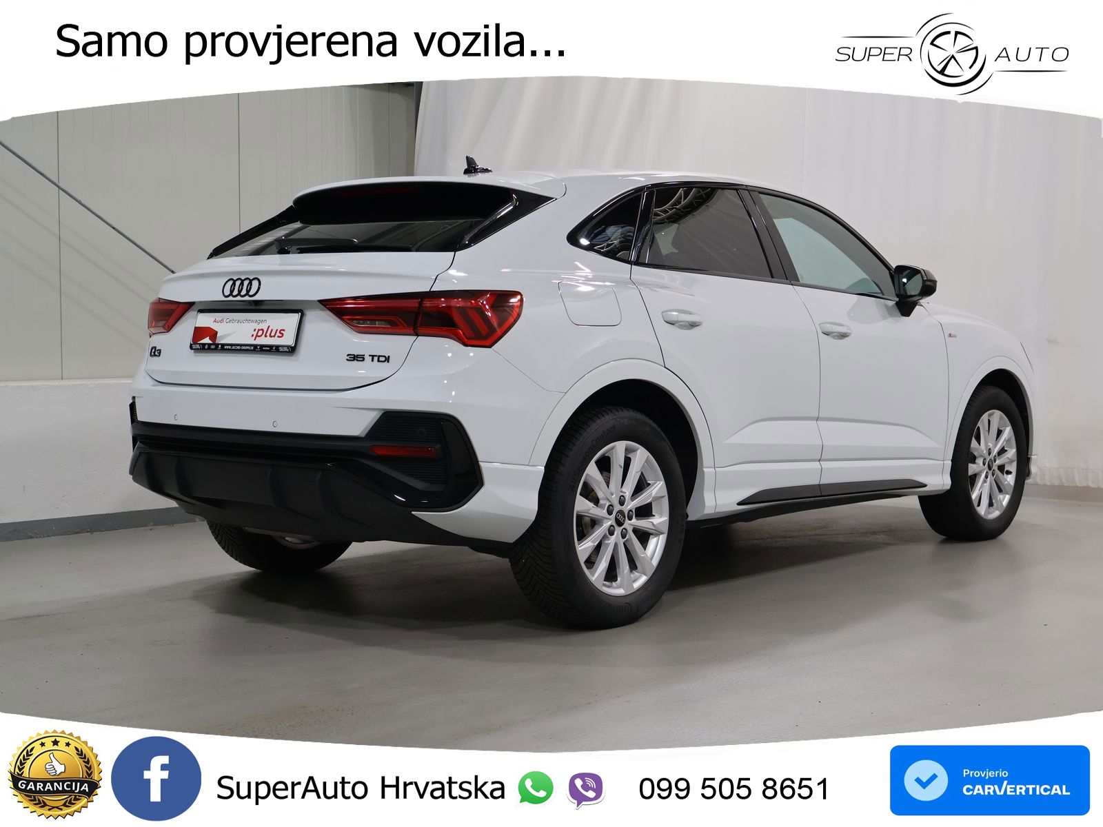 Audi Q3 Sportback 35 TDI (150 KS) S tronic MATRIX+GR SJED+KAM
