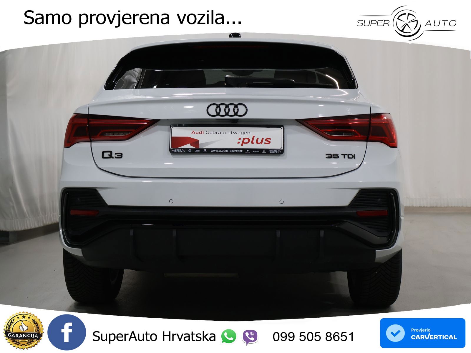 Audi Q3 Sportback 35 TDI (150 KS) S tronic MATRIX+GR SJED+KAM