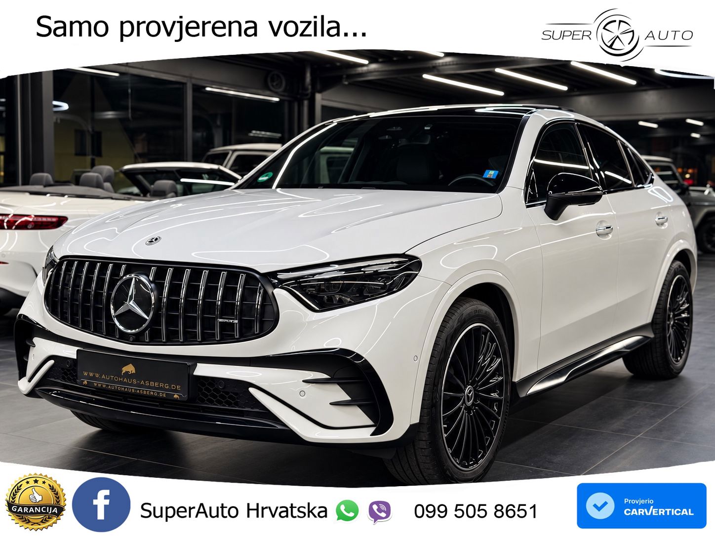 Mercedes GLC Coupe 300 (258 KS) 4MATIC 9G-TRONIC AMG ACC+GR SJED+360+PANO
