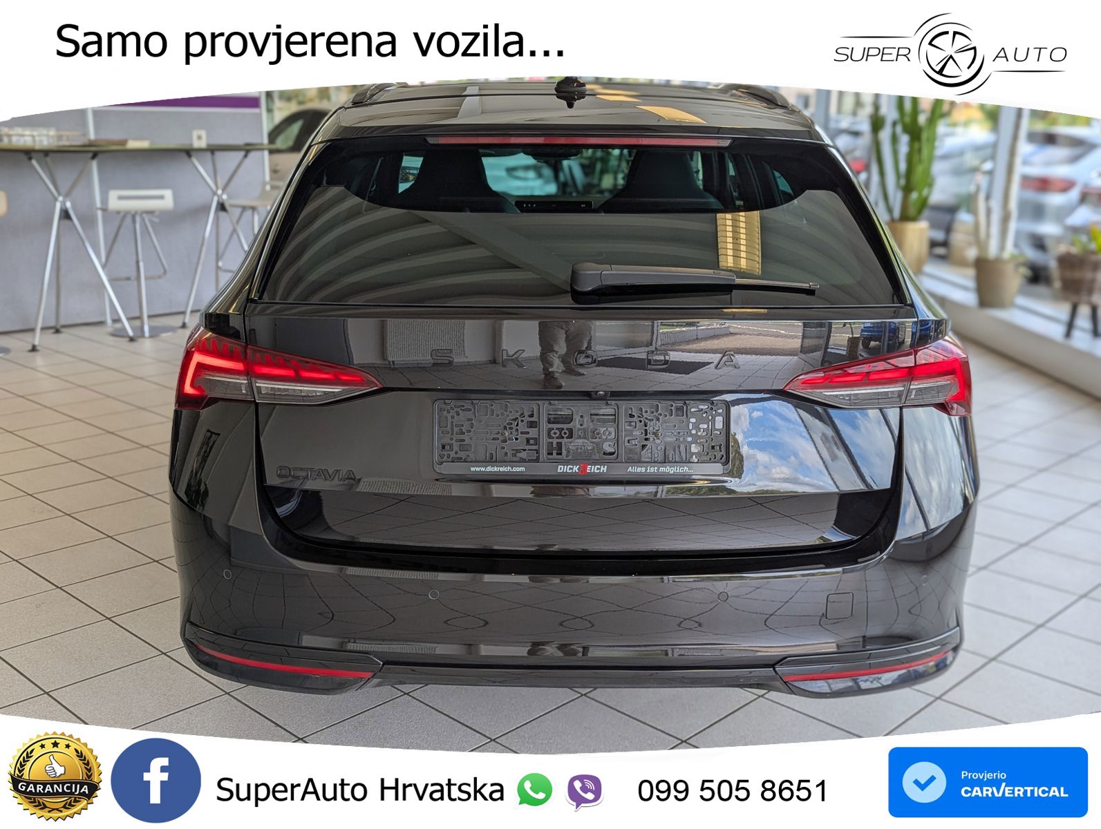 Škoda Octavia Combi 1.5 TSI (150 KS) DSG SportLine LED+GR SJED+ACC