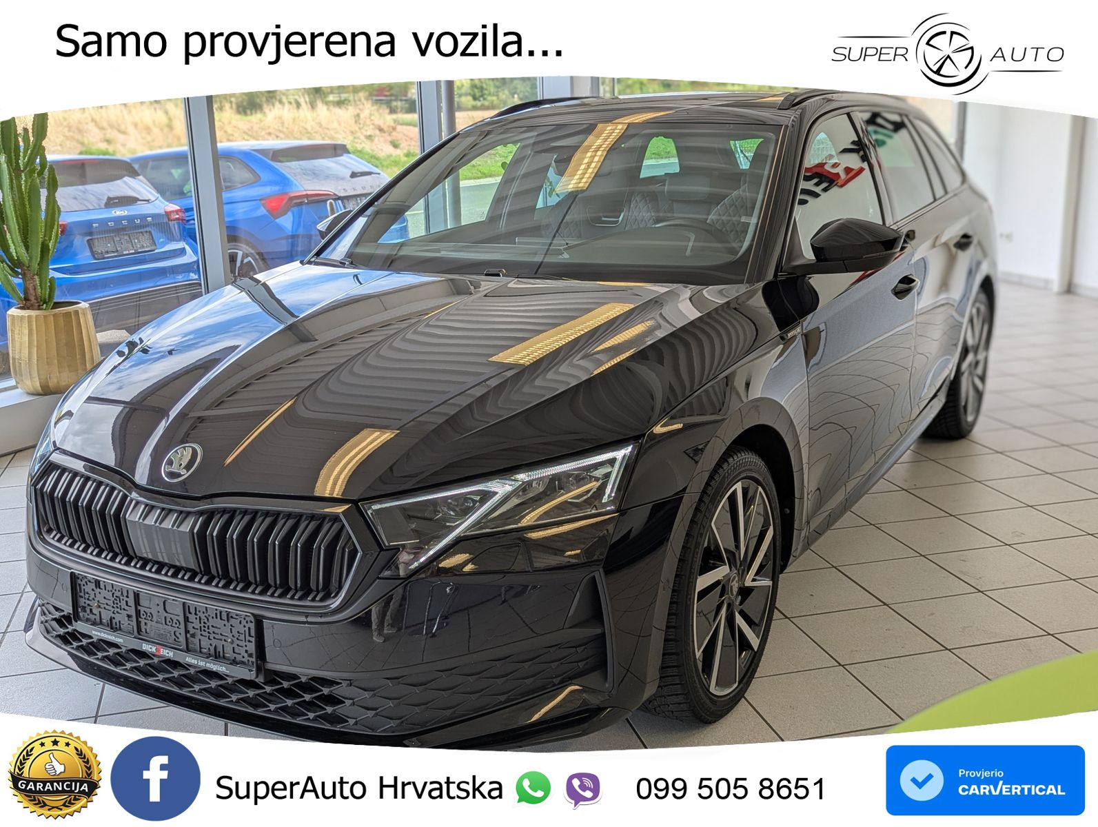 Škoda Octavia Combi 1.5 TSI (150 KS) DSG SportLine LED+GR SJED+ACC