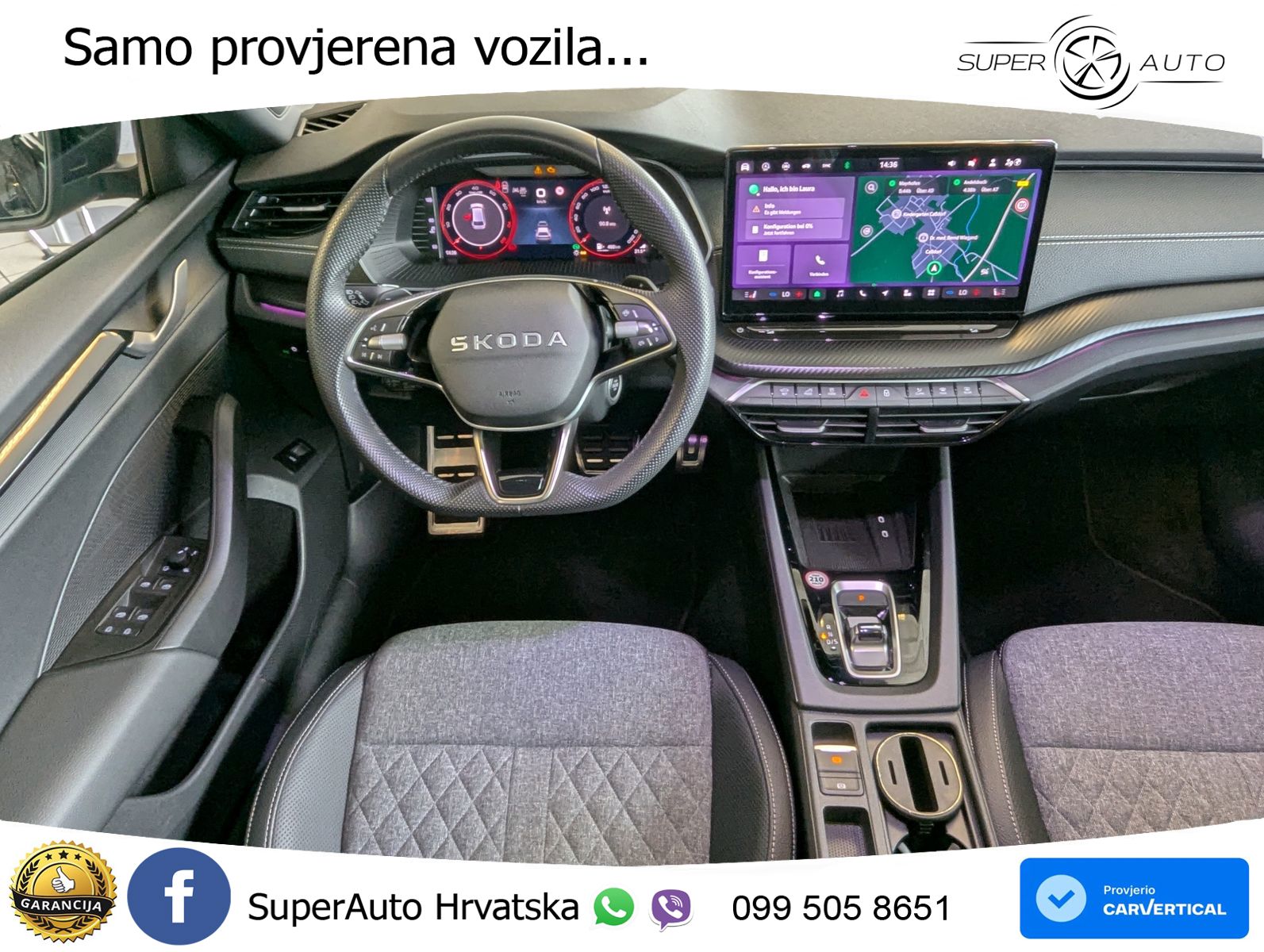 Škoda Octavia Combi 1.5 TSI (150 KS) DSG SportLine LED+GR SJED+ACC