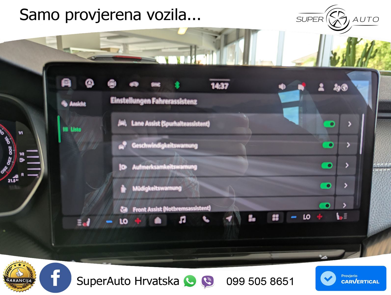 Škoda Octavia Combi 1.5 TSI (150 KS) DSG SportLine LED+GR SJED+ACC