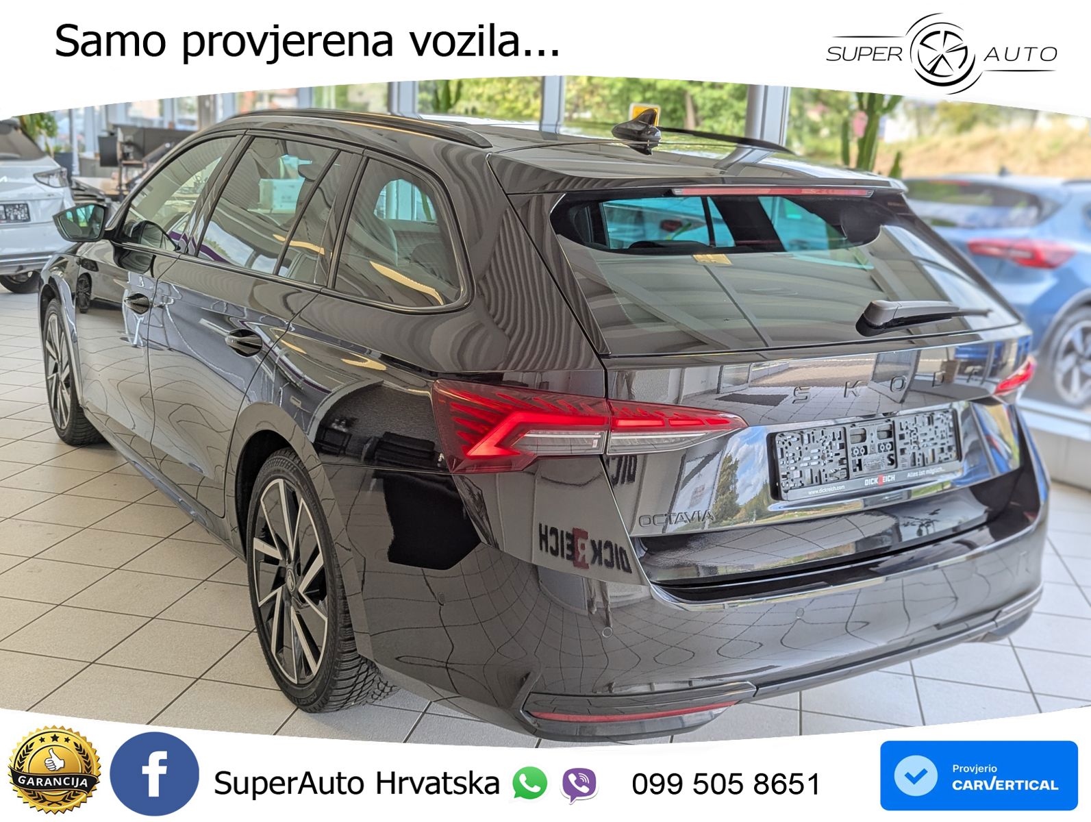 Škoda Octavia Combi 1.5 TSI (150 KS) DSG SportLine LED+GR SJED+ACC