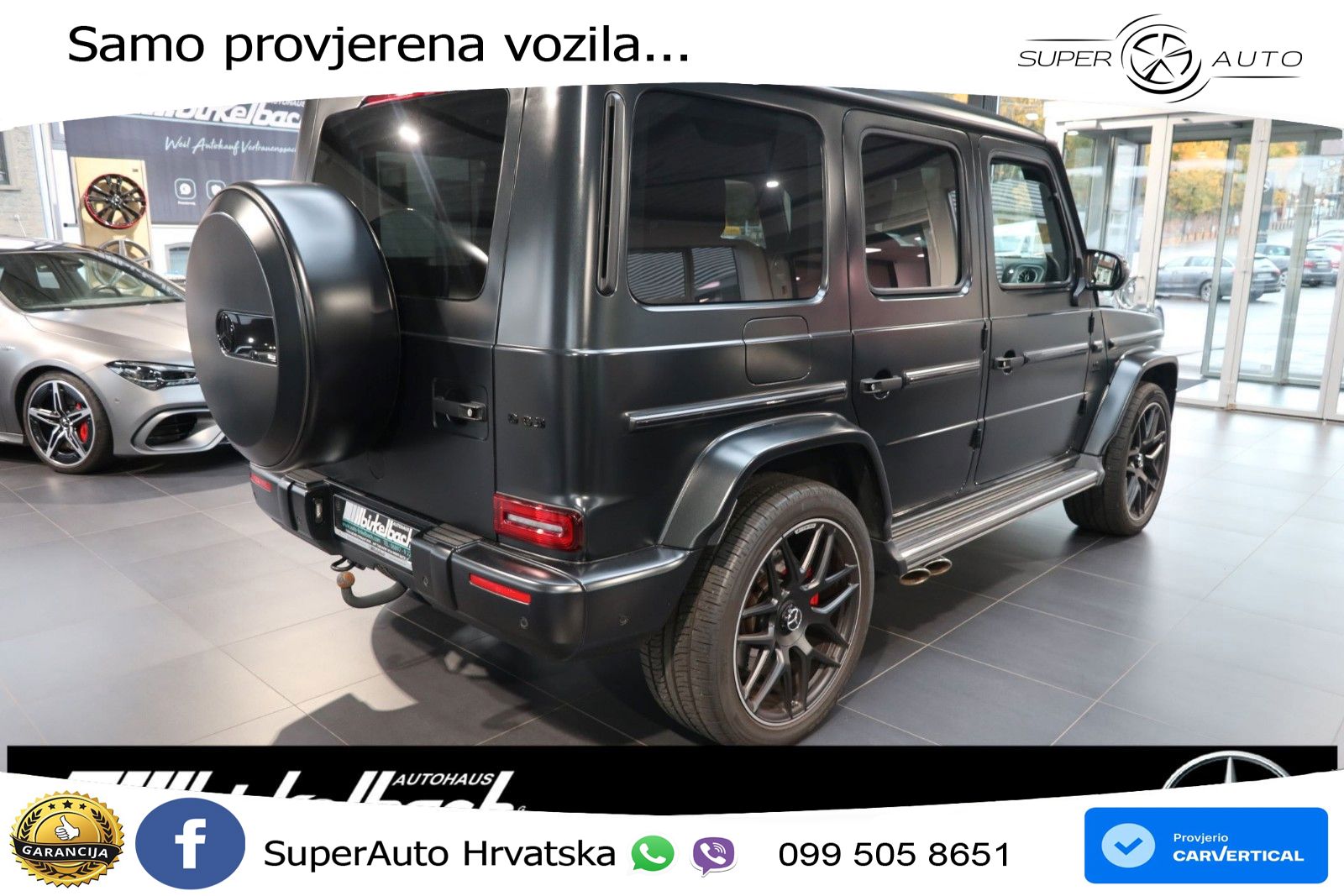 Mercedes AMG G 63 Long V8 (585 KS) 4MATIC 9G-TRONIC AMG SPEEDSHIFT TCT LED+GR SJED+ACC