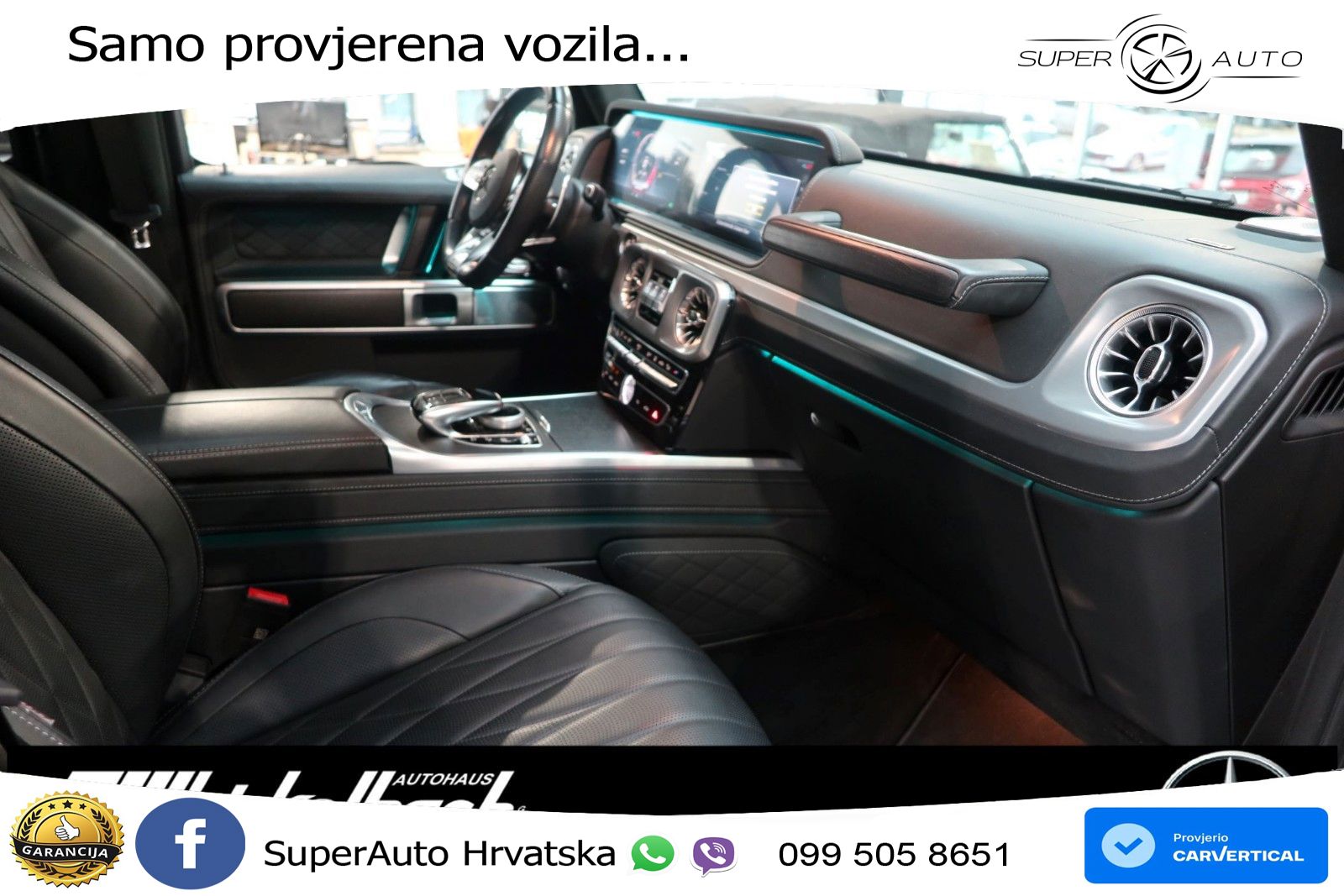 Mercedes AMG G 63 Long V8 (585 KS) 4MATIC 9G-TRONIC AMG SPEEDSHIFT TCT LED+GR SJED+ACC