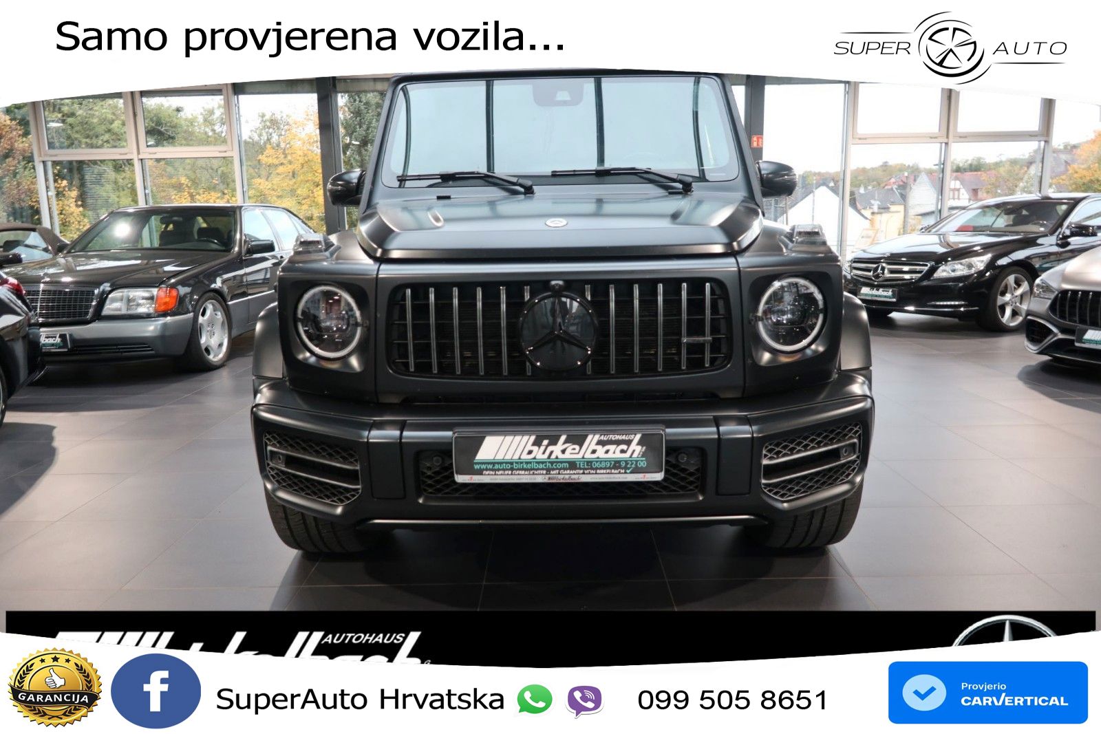 Mercedes AMG G 63 Long V8 (585 KS) 4MATIC 9G-TRONIC AMG SPEEDSHIFT TCT LED+GR SJED+ACC