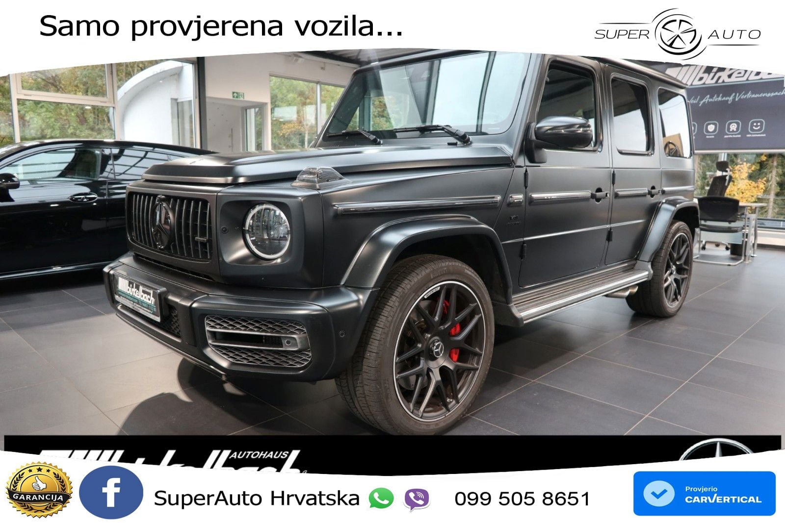 Mercedes AMG G 63 Long V8 (585 KS) 4MATIC 9G-TRONIC AMG SPEEDSHIFT TCT LED+GR SJED+ACC