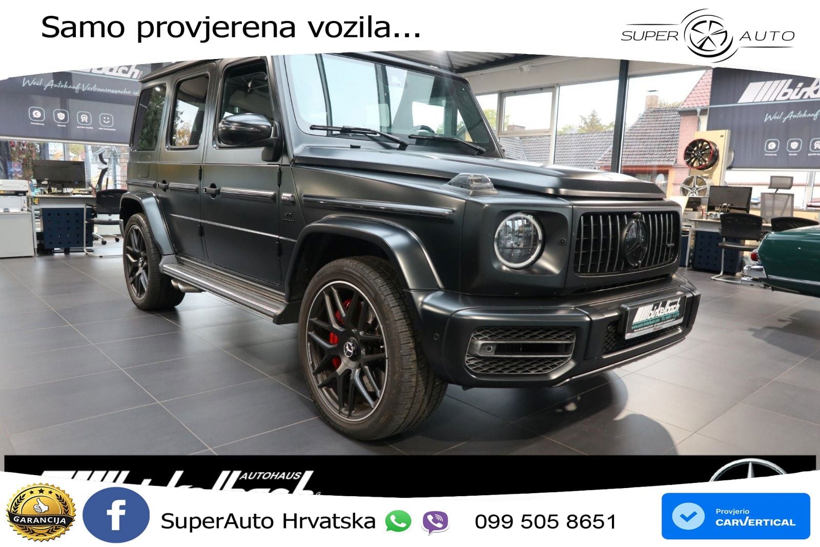 Mercedes AMG G 63 Long V8 (585 KS) 4MATIC 9G-TRONIC AMG SPEEDSHIFT TCT LED+GR SJED+ACC