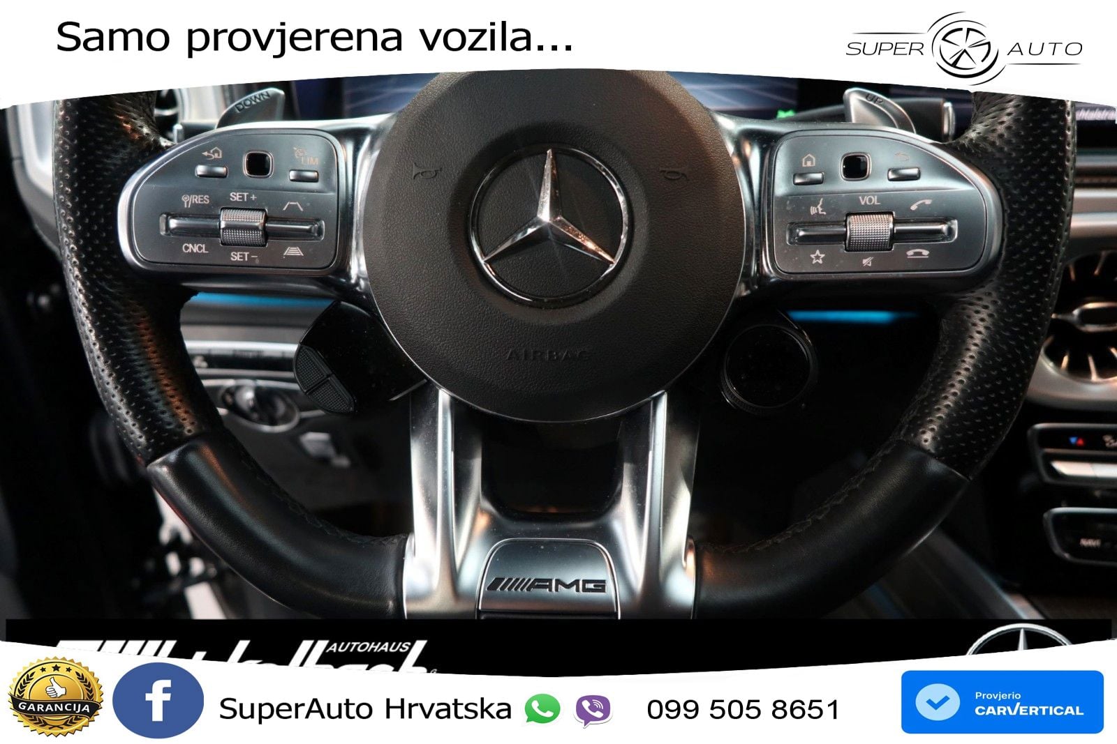Mercedes AMG G 63 Long V8 (585 KS) 4MATIC 9G-TRONIC AMG SPEEDSHIFT TCT LED+GR SJED+ACC