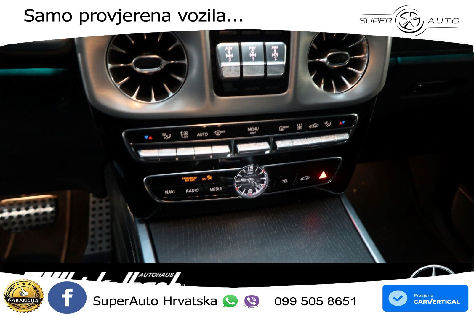 Mercedes AMG G 63 Long V8 (585 KS) 4MATIC 9G-TRONIC AMG SPEEDSHIFT TCT LED+GR SJED+ACC