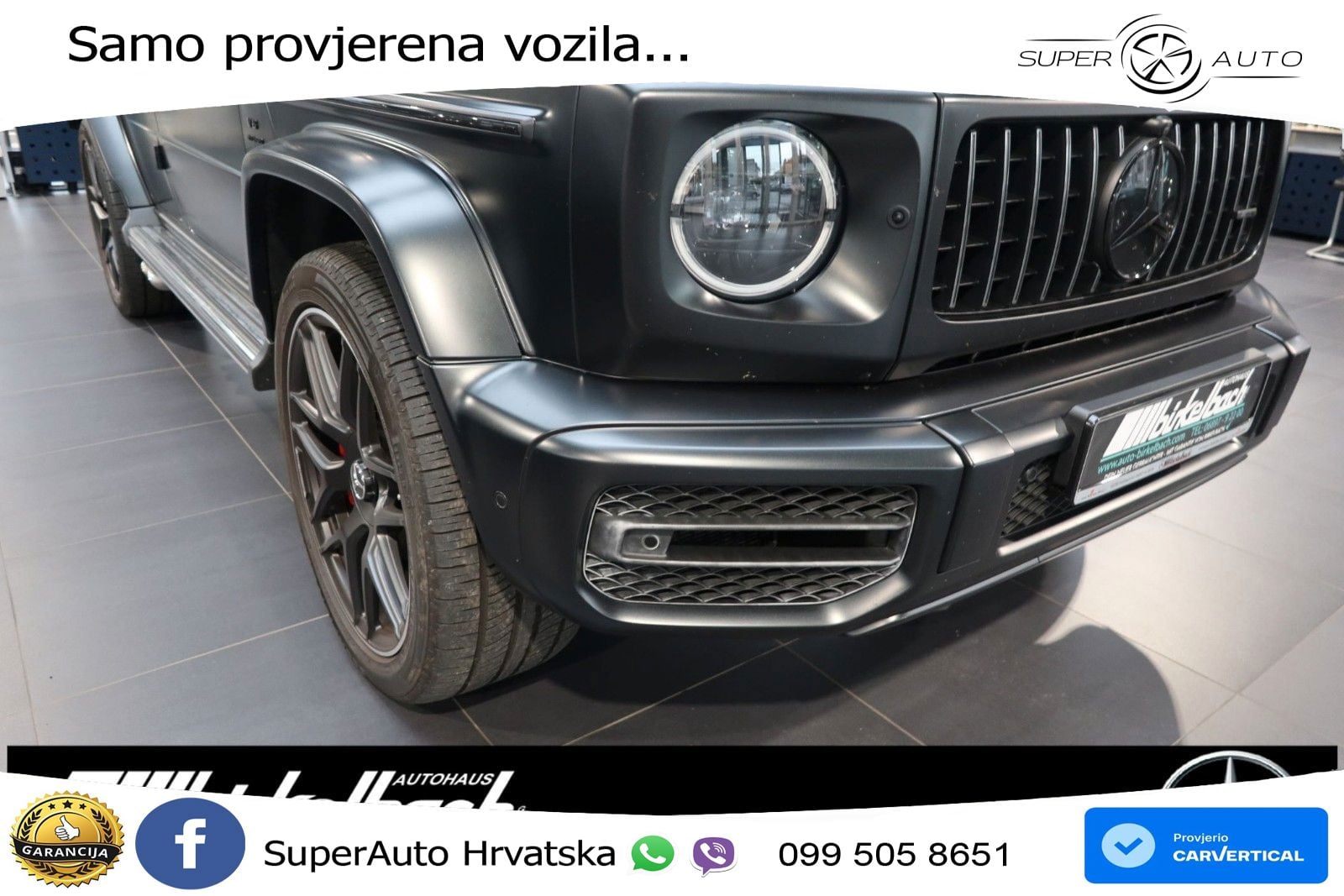 Mercedes AMG G 63 Long V8 (585 KS) 4MATIC 9G-TRONIC AMG SPEEDSHIFT TCT LED+GR SJED+ACC