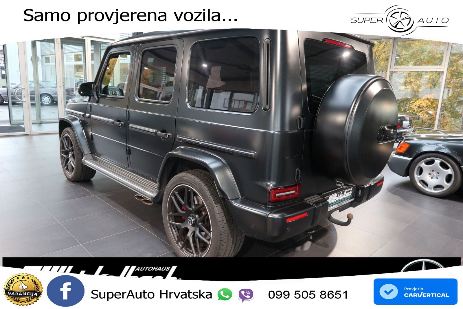 Mercedes AMG G 63 Long V8 (585 KS) 4MATIC 9G-TRONIC AMG SPEEDSHIFT TCT LED+GR SJED+ACC