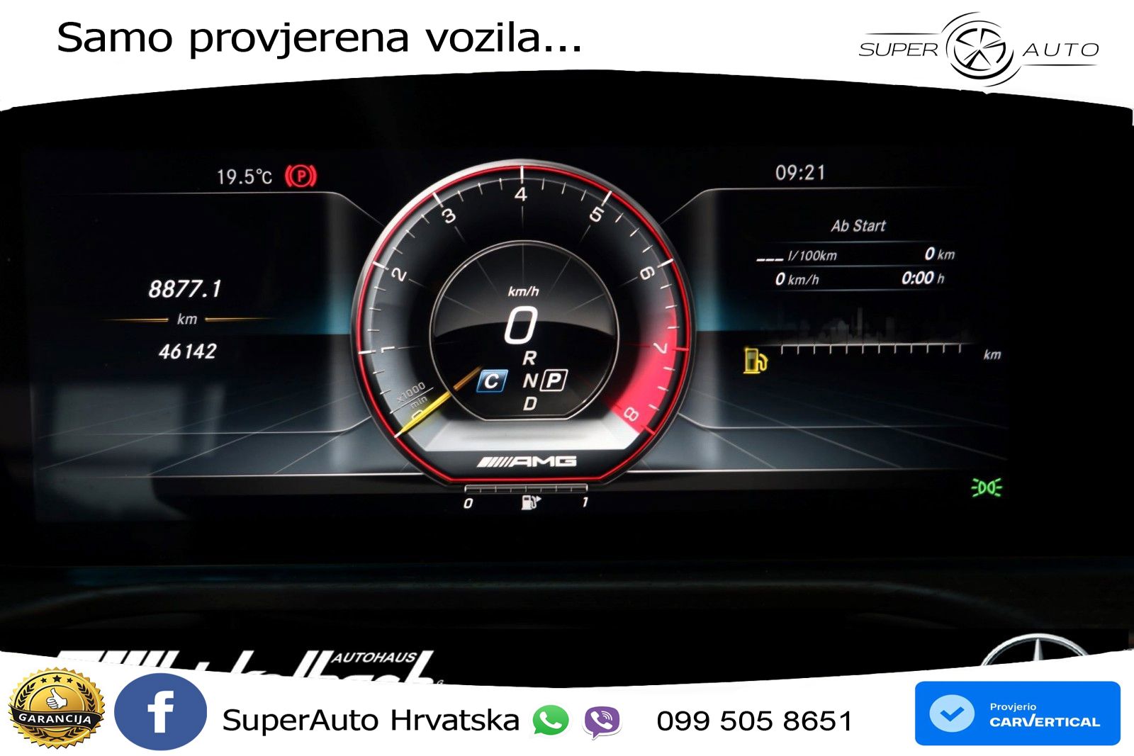 Mercedes AMG G 63 Long V8 (585 KS) 4MATIC 9G-TRONIC AMG SPEEDSHIFT TCT LED+GR SJED+ACC