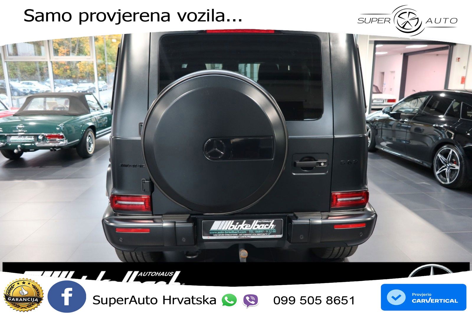Mercedes AMG G 63 Long V8 (585 KS) 4MATIC 9G-TRONIC AMG SPEEDSHIFT TCT LED+GR SJED+ACC