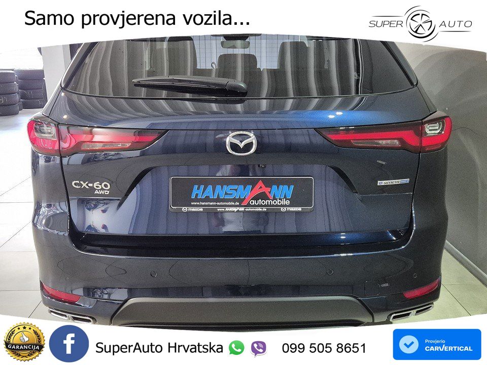 Mazda CX-60 2.5 e-Skyactiv (328 KS) AWD Automatic MATRIX+GR SJED+KAM