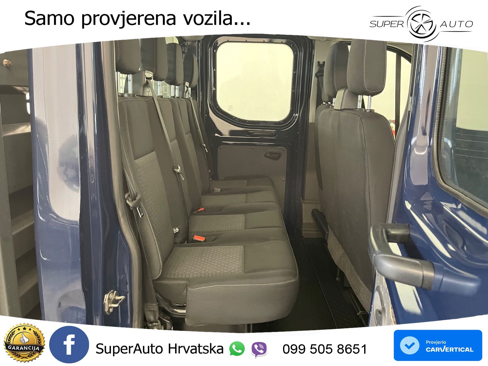 Ford Transit Pritsche 350 TDCI L4 Doka*Kamera*7-Sitze 170 KS