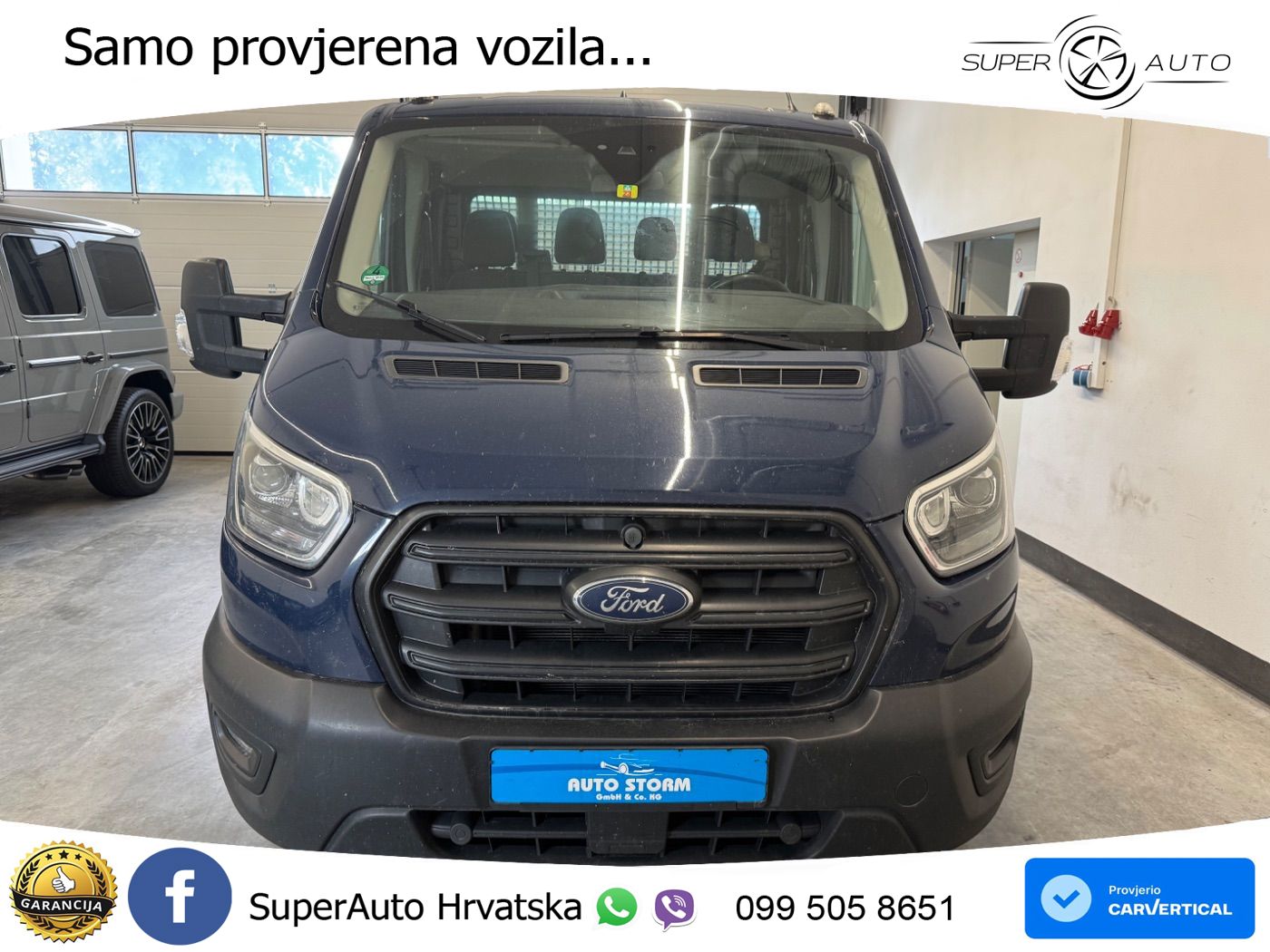 Ford Transit Pritsche 350 TDCI L4 Doka*Kamera*7-Sitze 170 KS