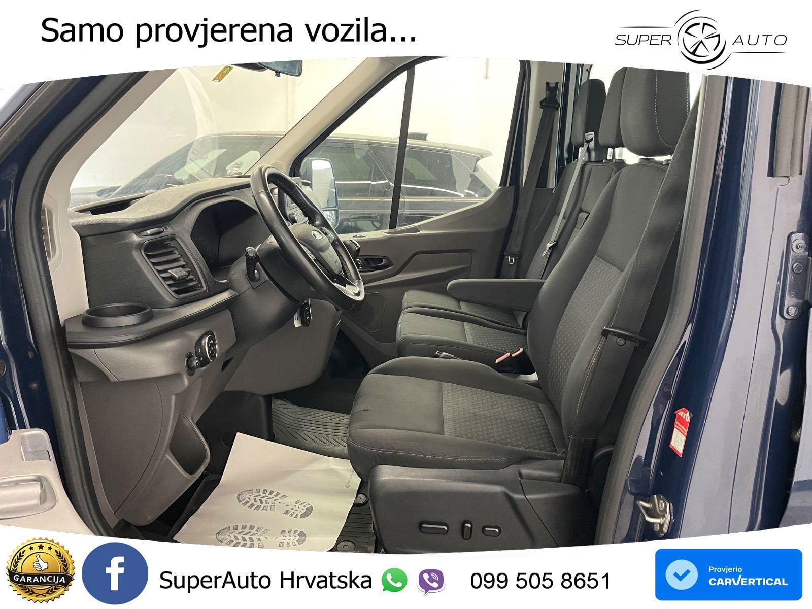Ford Transit Pritsche 350 TDCI L4 Doka*Kamera*7-Sitze 170 KS