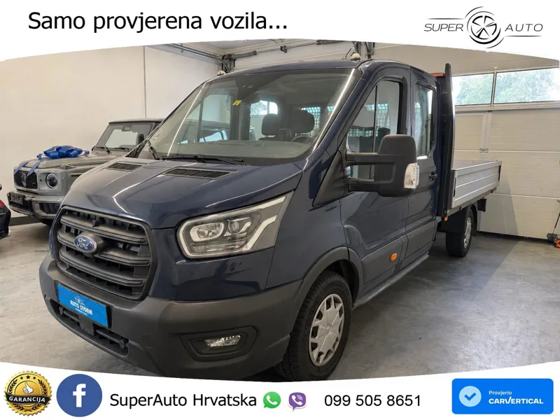 Ford Transit Pritsche 350 TDCI L4 Doka*Kamera*7-Sitze 170 KS