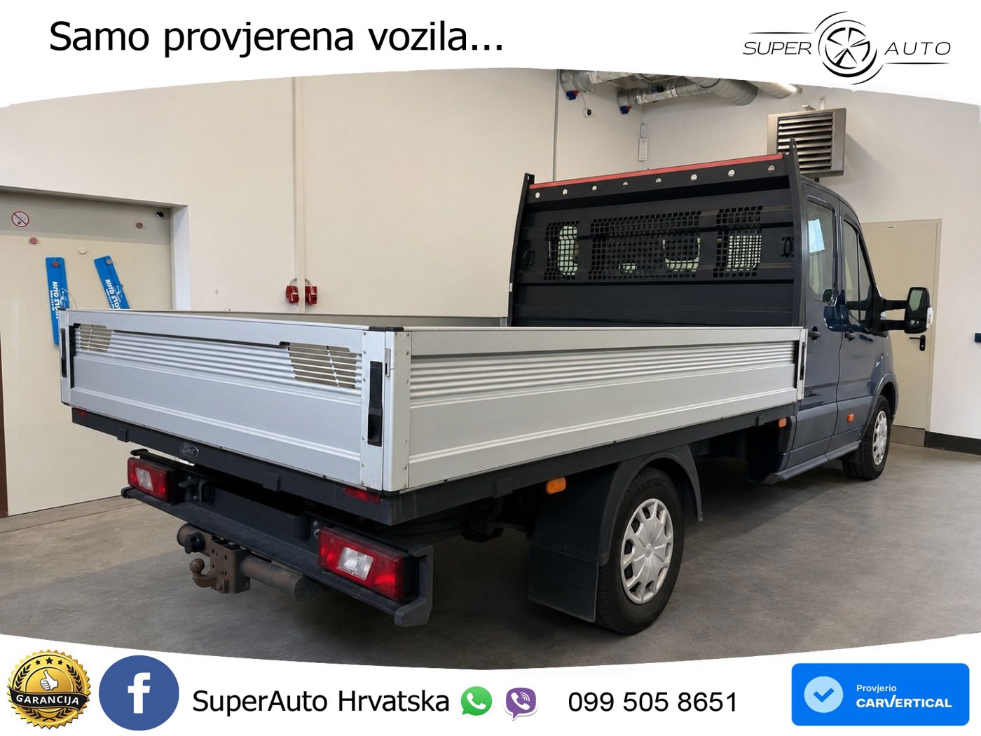 Ford Transit Pritsche 350 TDCI L4 Doka*Kamera*7-Sitze 170 KS