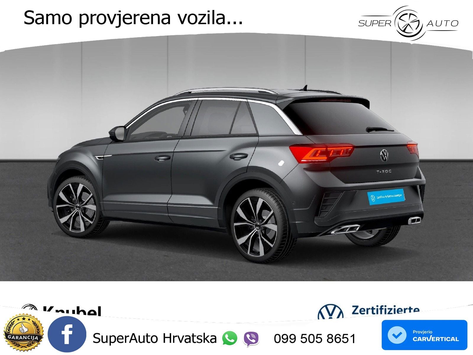 Volkswagen T-Roc 1.5 TSI (150 KS) R-Line MATRIX+GR SJED+KAM