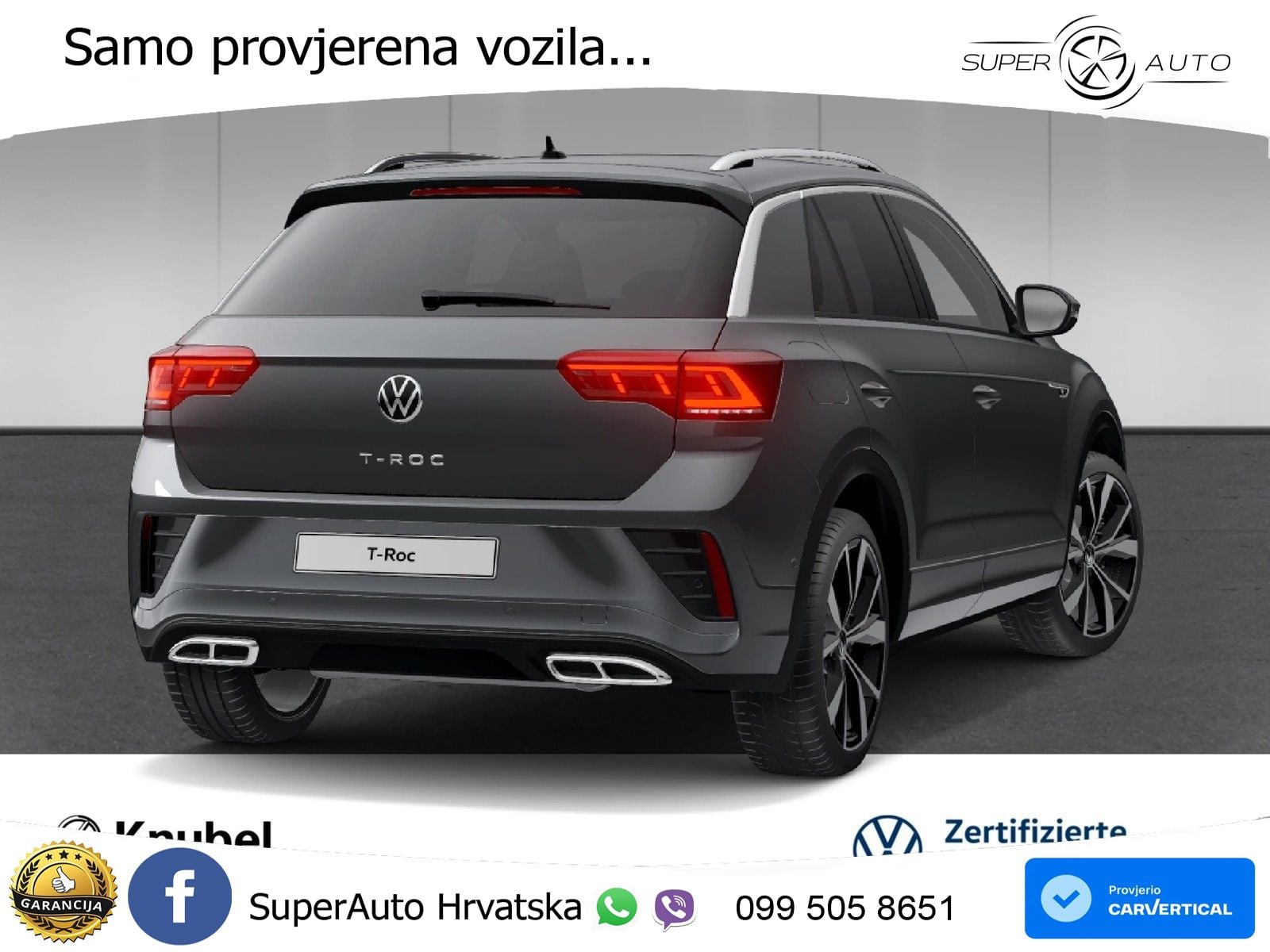 Volkswagen T-Roc 1.5 TSI (150 KS) R-Line MATRIX+GR SJED+KAM