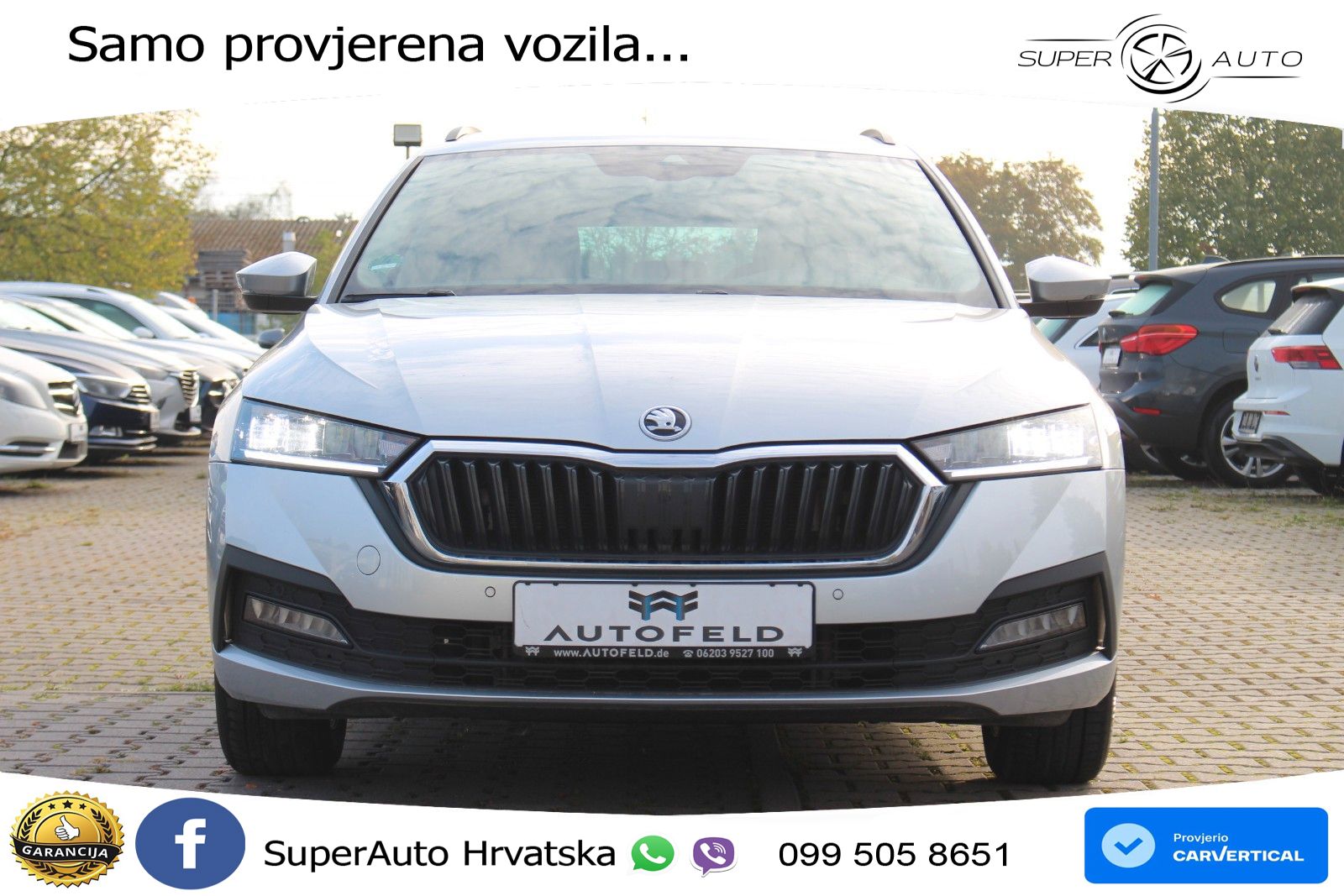 Škoda Octavia Combi 2.0 TDI (150 KS) DSG LED+GR SJED+ACC