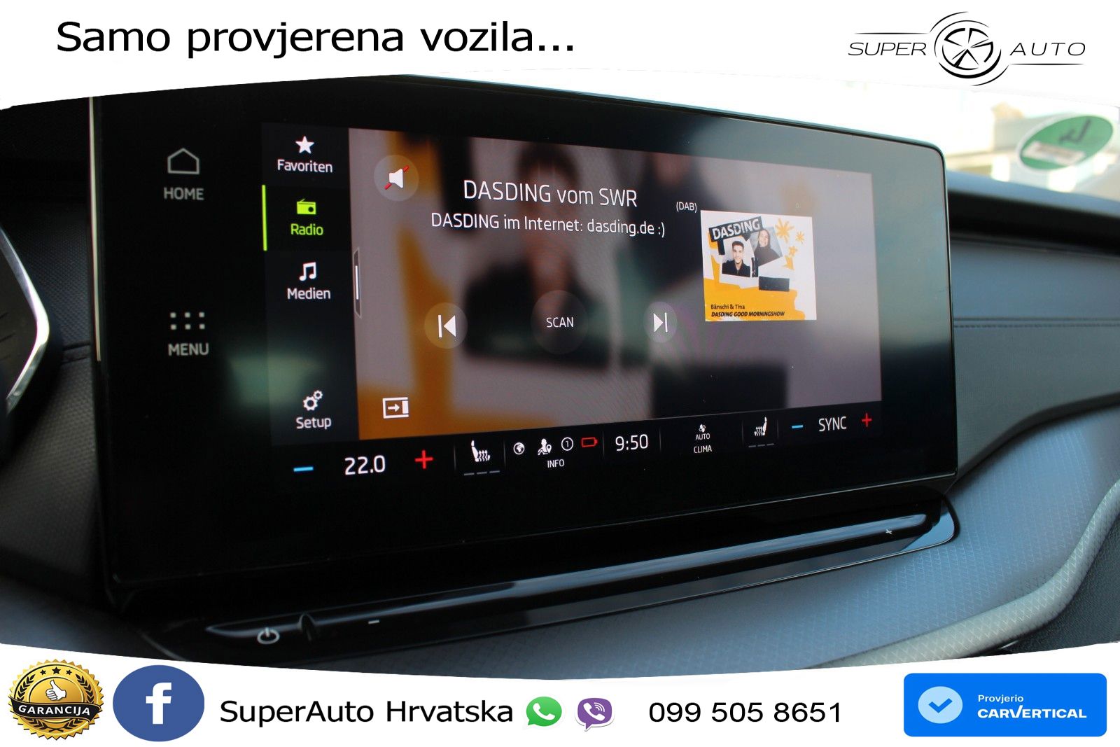 Škoda Octavia Combi 2.0 TDI (150 KS) DSG LED+GR SJED+ACC