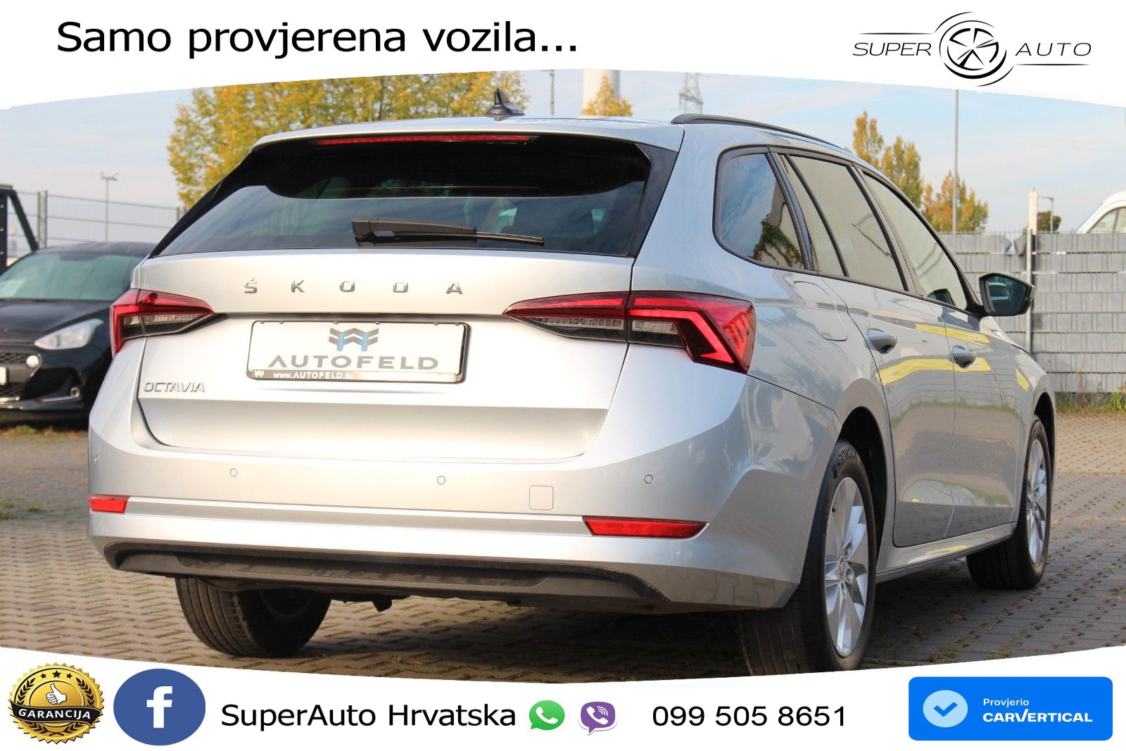 Škoda Octavia Combi 2.0 TDI (150 KS) DSG LED+GR SJED+ACC