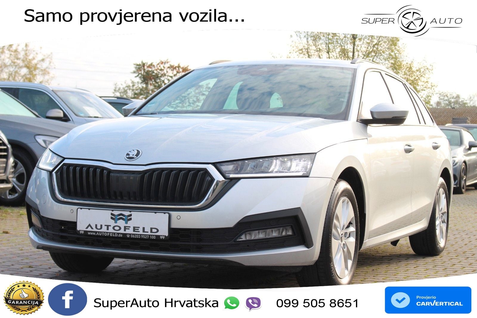 Škoda Octavia Combi 2.0 TDI (150 KS) DSG LED+GR SJED+ACC