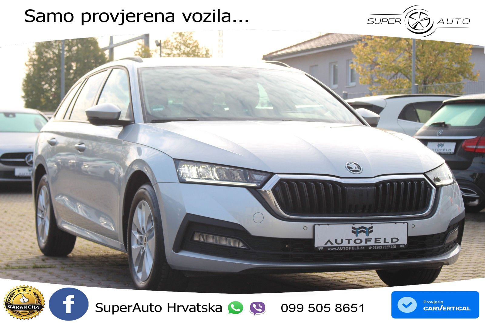 Škoda Octavia Combi 2.0 TDI (150 KS) DSG LED+GR SJED+ACC