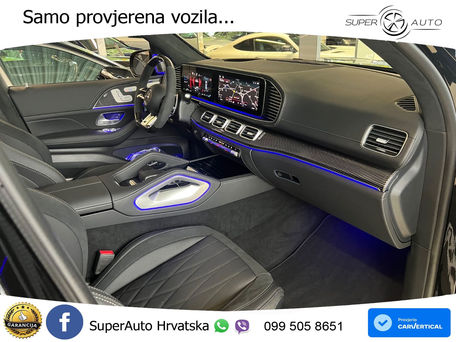 Mercedes-Benz GLS AMG GLS 63 V8 EQ Boost 4MATIC+ AMG SPEEDSHIFT TCT 9G ACC+HEAD+4xGR SJED+360+PANO